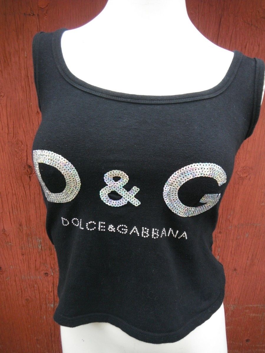 トップス D&G DOLCE&GABBANA Logo Ribbon Camisole s-l1200.jpg