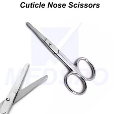 Cuticle Arrow Point Manicure Scissors Ear Nose Eyebrow Hair Trimming Shears CE