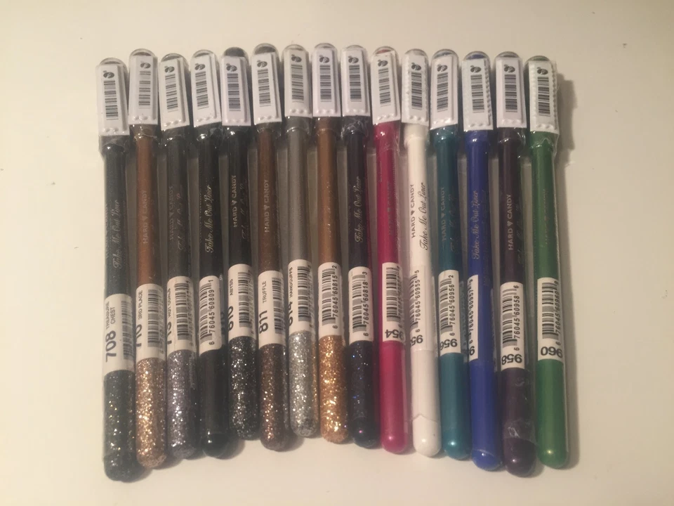 LOTE 50 HARD CANDY Take Me Out Delineador con Afilador ~ Delineador de Ojos 15 Tonos ~ NUEVO SELLADO Foto 2 de 2