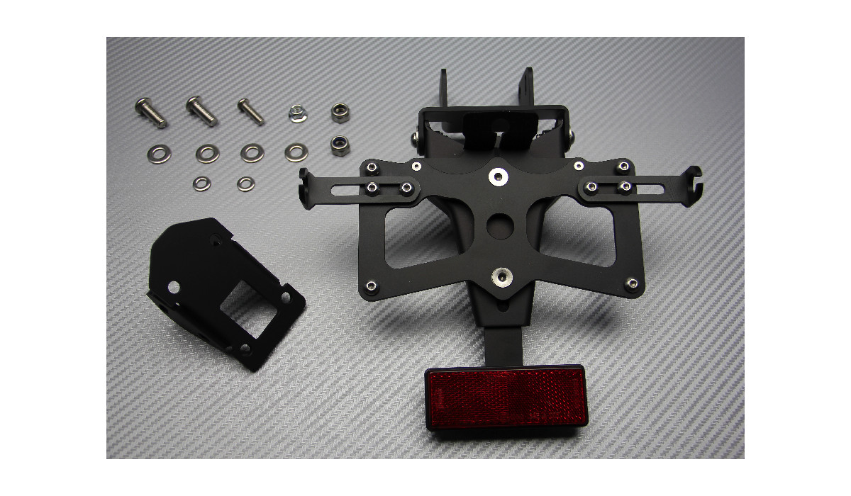 Support de plaque KAWASAKI Z1000 2014-2015-2016 support de plaque d'immatriculation moto réglable
