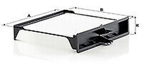 CU 2430 Mann-Filter Filter, Luft Cicjout FüR Renault-image