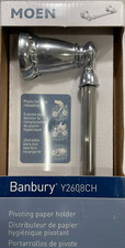 MOEN Banbury Pivoting Double Post Toilet Paper Holder in Chrome Y2608CH