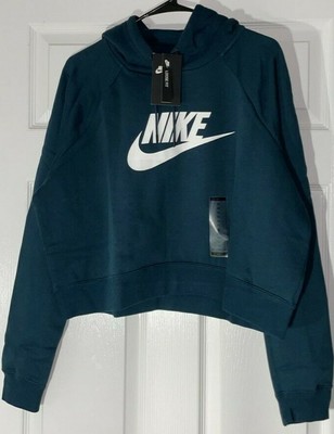 nike crop jumper womens