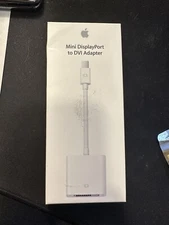 NEW sealed Genuine Apple Mini DisplayPort to DVI Adapter MB570LL/B Model A1305