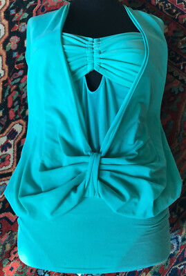 Unique stylish women's swimsuit XL 80C mint green variable wear TOP!