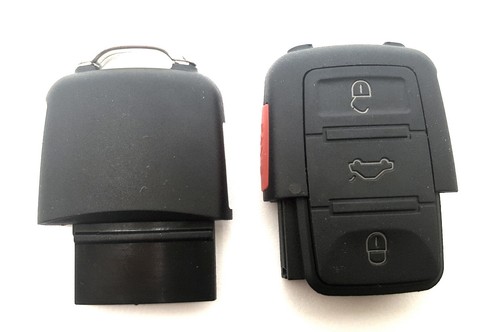 3Tasten Klappschlüssel Gehäuse für VW PASSAT GOLF SKODA OCTAVIA SEAT mit Panik - Bild 2 von 3