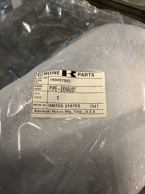 ノン Genuine OEM Kawasaki PIPE-EXHAUST 18049-7003 18088-7007 | eBay