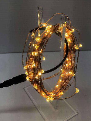 TaoTronics LED String Lights. 33 foot w. 100 LEDs. WATERPROOF/copper wire