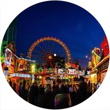 Slipmat Slip Mat Pad Felt for any 12" Turntable LP DJ Record Player FAIRGROUND 2