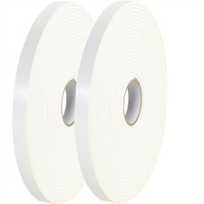 Tape Logic Double Sided Foam Tape 2" x 36 yard 1/16" Thick White  2 Pack 