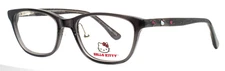 HELLO KITTY HK300-3 Grey Girls Kids Semi Cat Eye Full Rim Eyeglasses 48-16-125