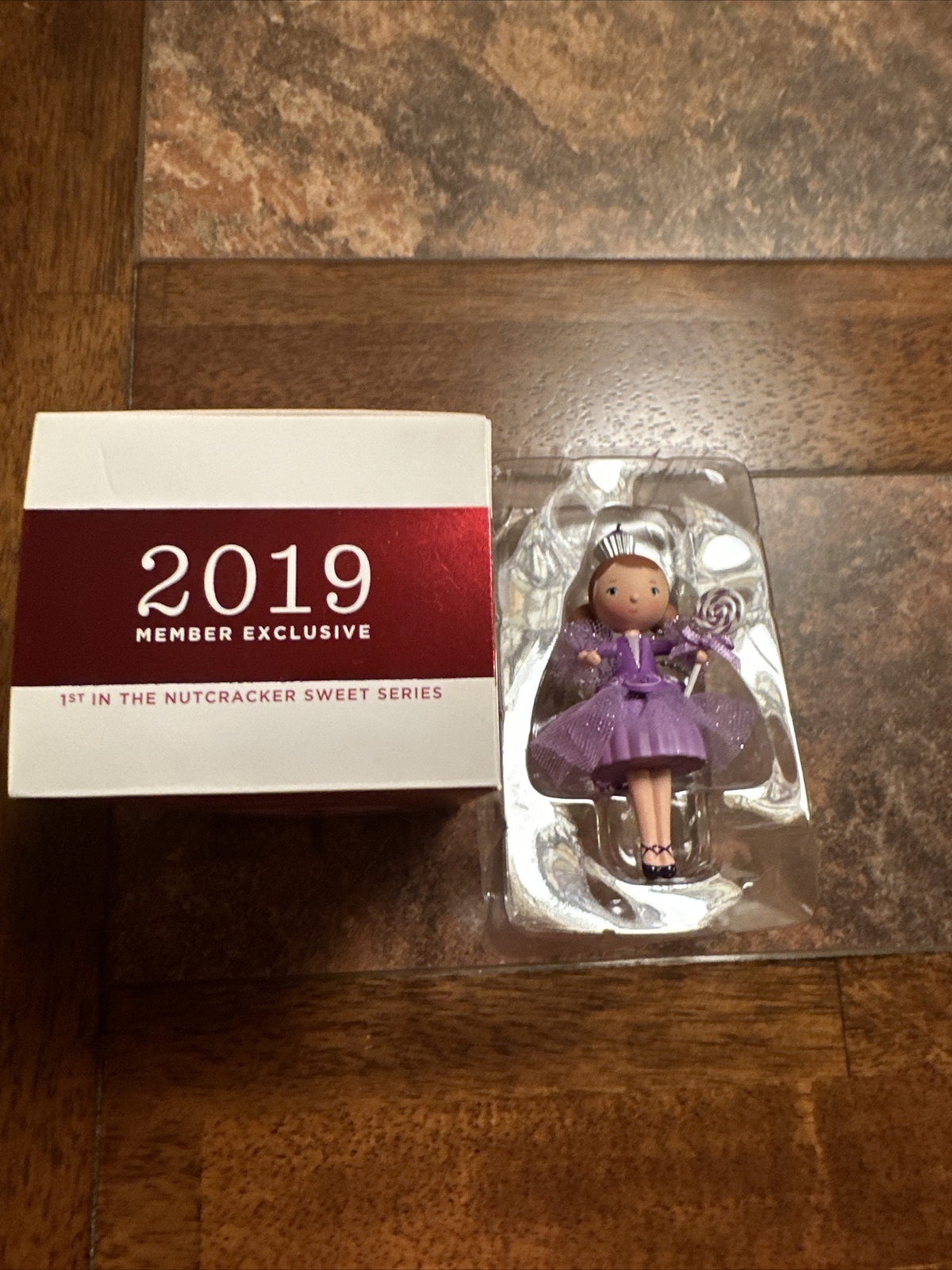 HALLMARK KEEPSAKE 2019 SUGAR PLUM FAIRY ORNAMENT CLUB EXCLUSIVE 1st IN