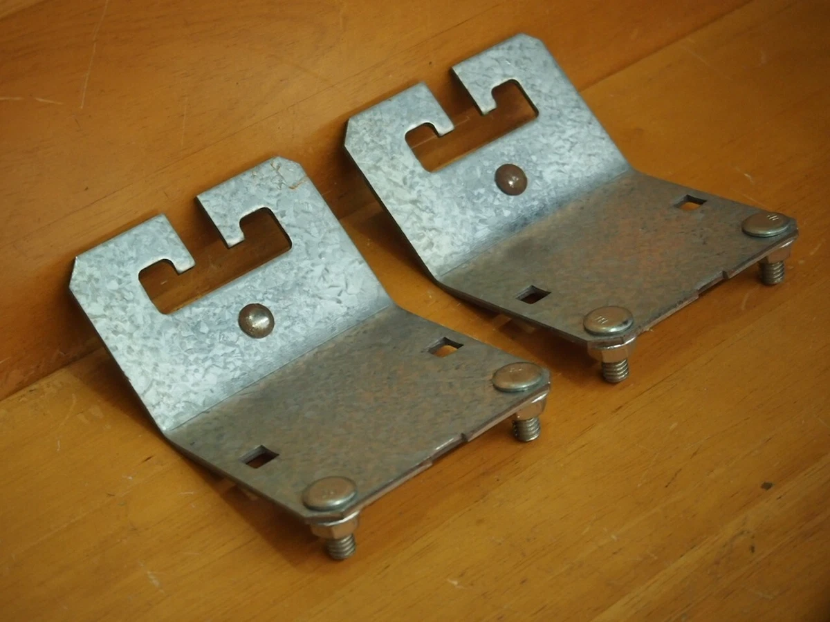 Garage door rail hooks clearance