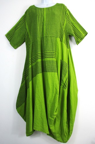 Lagenlook Ladies Pure Linen Long Summer Dress One Pocket One size: Plus 18-22 - Picture 25 of 45