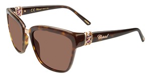 Chopard Gafas De Sol SCH210S marco Habana 722 57MM Dark Lentes Marrones |  eBay