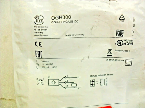 1PC New IFM OGH300 Sensor Free Shipping - Picture 1 of 4