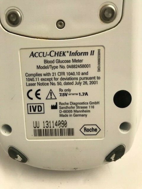 serveerster fontein Verdikken Roche Accu-Chek Inform II Cobas Blood Glucose Meter 04882458001 | eBay serveerster fontein Verdikken Roche Accu-Chek Inform II Cobas Blood Glucose Meter 04882458001 | eBay