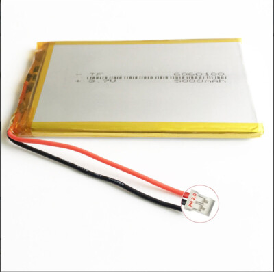 3.7V 5000mAh Lipo Rechargeable Battery 6060100 For Tablet PC Laptop Power PH2.0