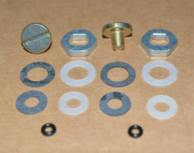 #ad Pair Needle amp; Seat Hardware Kit Nut Screw Nylon Stock Gasket Fits: Holley Carb $12.99