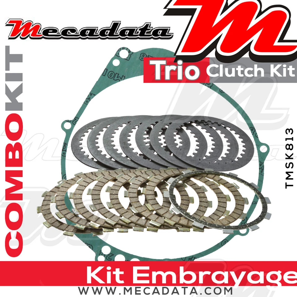 Kit embrayage (disques garnis/lisses/joint) Yamaha YZF-R1 2001 - Photo 1/1