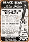 METAL SIGN - 1955 Buy a Switchblade Through the Mail - Vintage Look