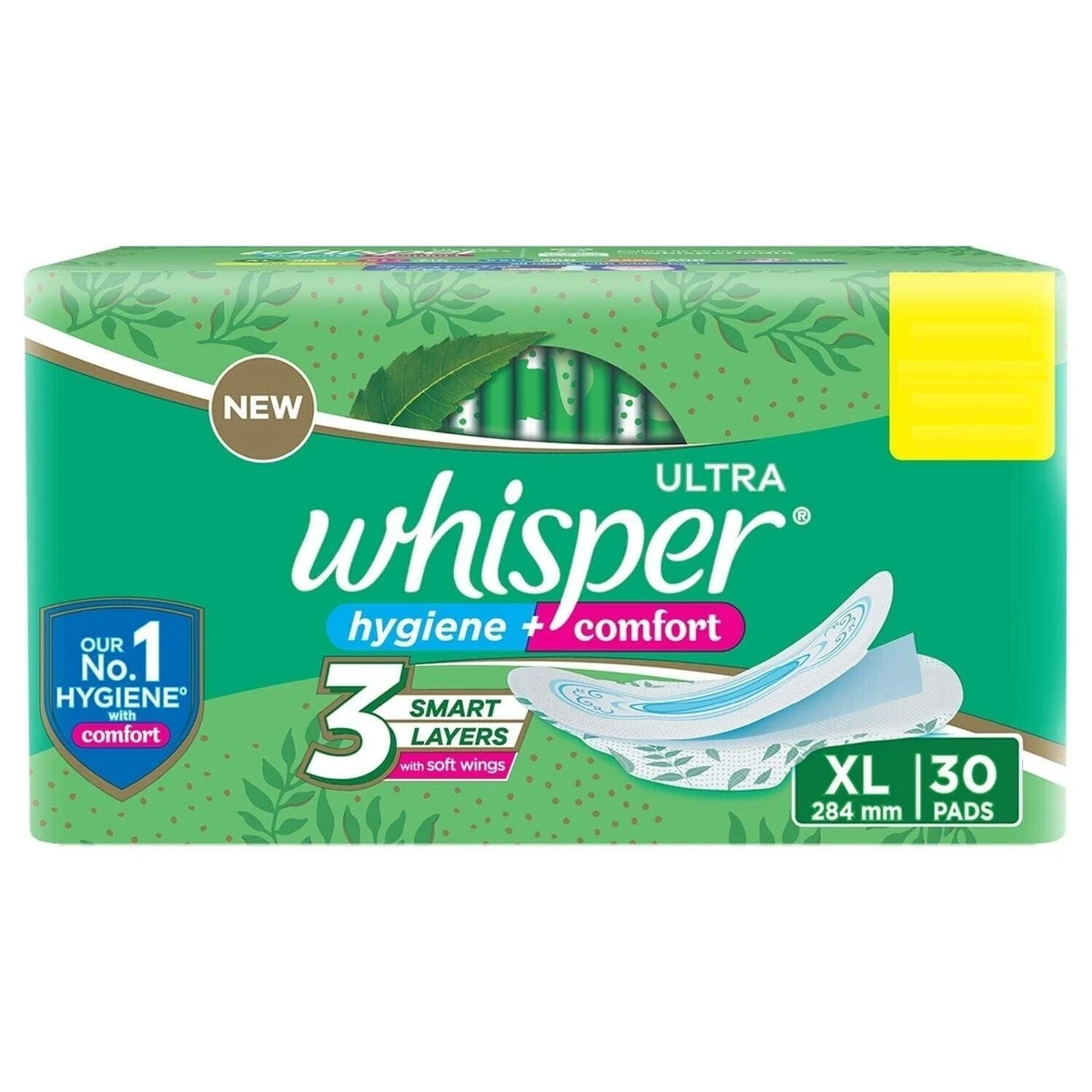 Ultra Clean Sanitary Pads for Women 30 thin Pads XL Hygiene Comfort Soft Wings
