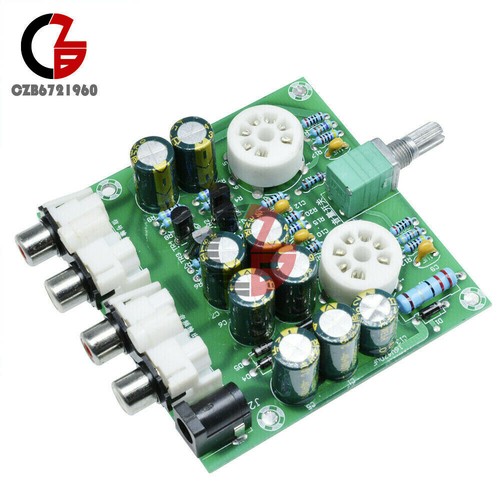 6J1 AC12V Valve Pre-amp Tube PreAmplifier Board Headphone Amplifier Acrylic Case - Picture 50 of 54