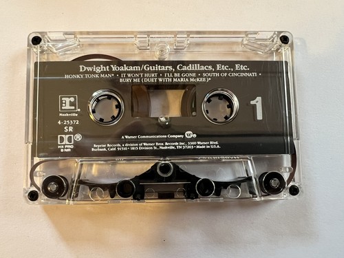 Vtg Guitars, Cadillacs, Etc., Etc.-Dwight Yoakam-Cassette, 1986 Reprise Records - Picture 3 of 6