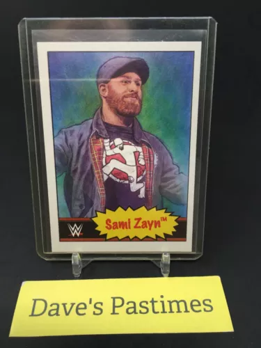 2020 Topps WWE Living Set Wrestling Card #17 Sami Zayn