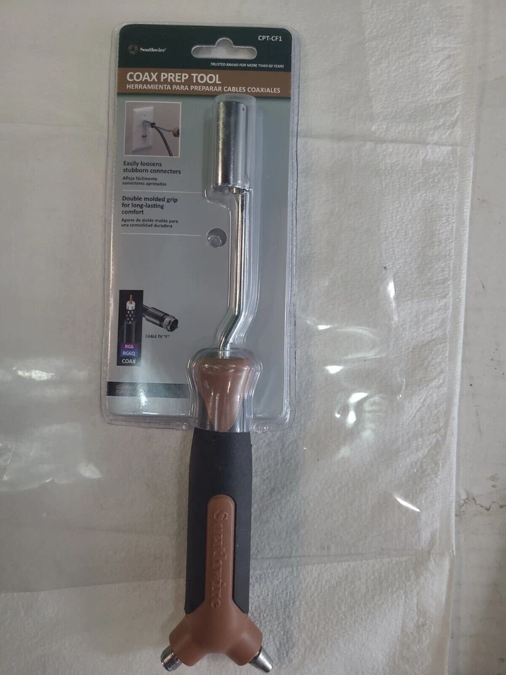 Southwire Herramientas y Equipos CPT-CF1 Herramienta de Preparación Coaxial para Conectores "F" Foto 2 de 4