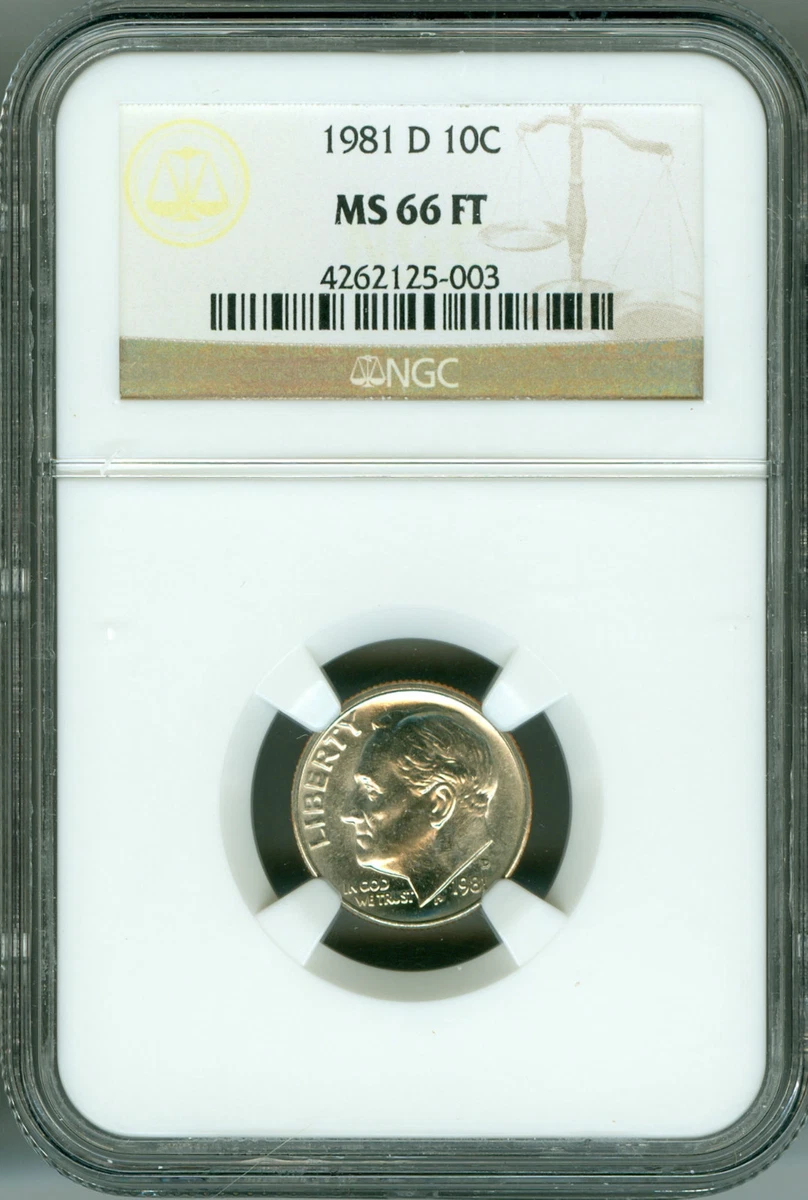 NGC for eBay sale | 0 1 MS Roosevelt Dimes (1946-Now) タイ 600