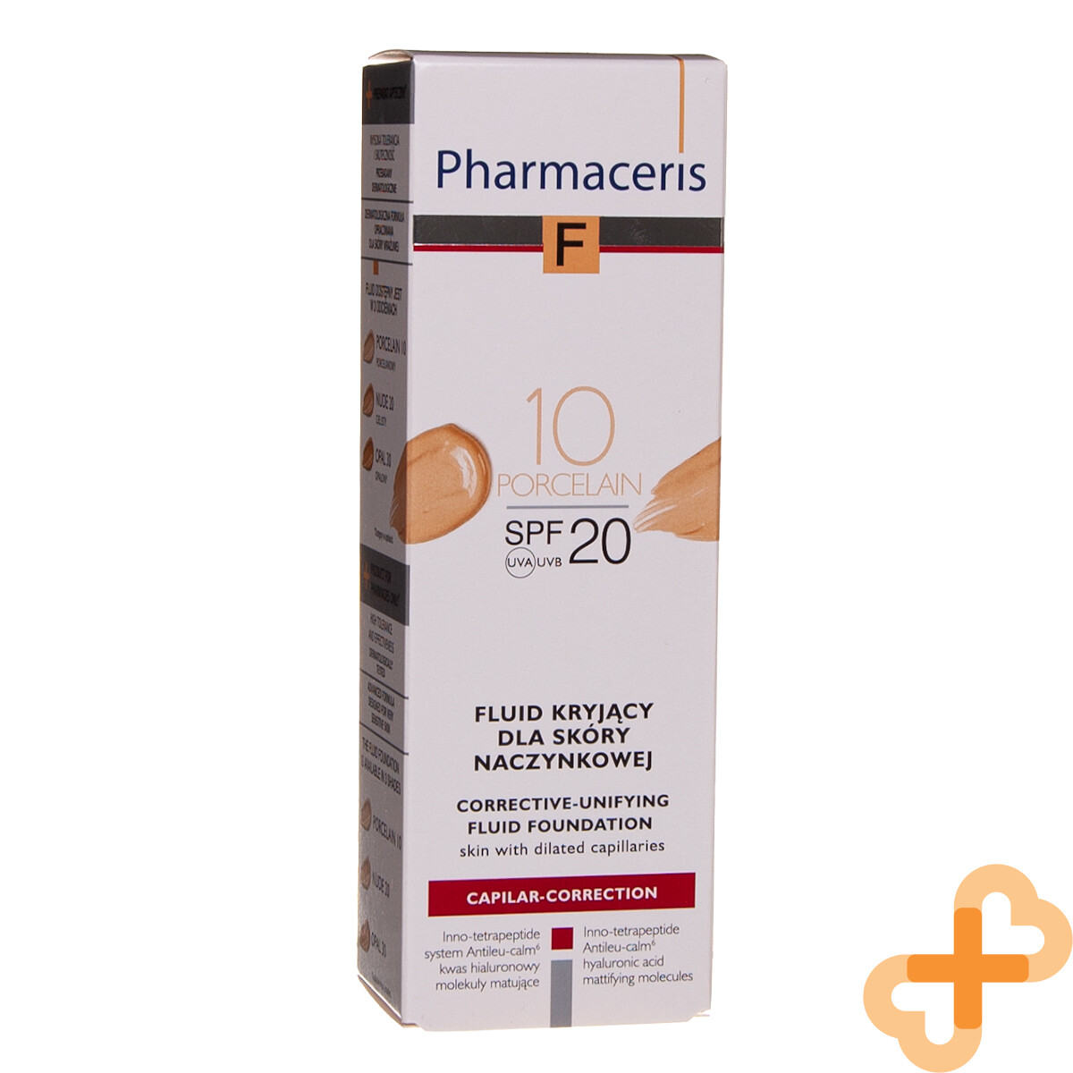 Pharmaceris F Capillar-Correction Fluid Foundation 10 Porcelain SPF20 30ml