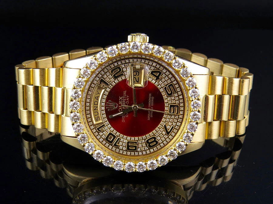 Mens presidential rolex with diamonds cheap