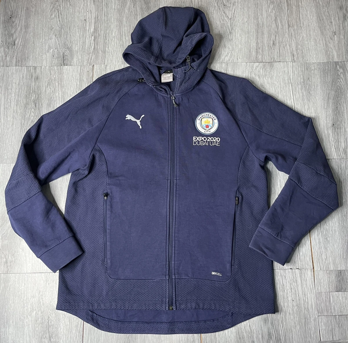 Manchester City Expo 2020 Dubai Mens Puma Full Zip Tracksuit