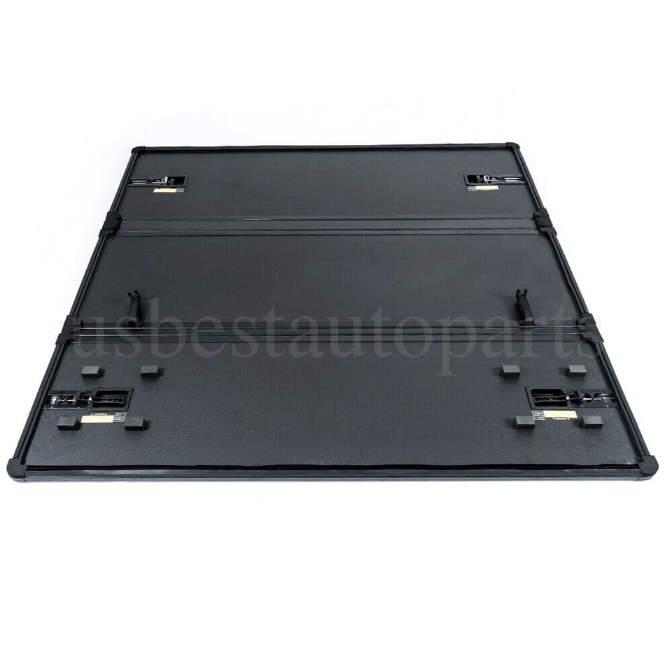 For 99-23 Ford F250 F350 Superduty 6.75ft Hard Tri-Fold Truck Bed Tonneau Cover Foto 3 de 4