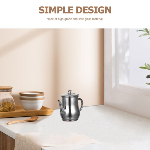 Oil Pot with Filter Grease Container Stainless Steel for Cooking - Picture 9 of 12