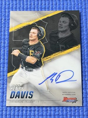 #ad 2021 Bowman#x27;s Best Henry Davis #B21 HD Best Of 2021 Auto Rookie RC Pirates $5.95
