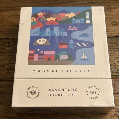 Massachusetts Adventure Bucket List: 50 Scratch-Off Cards for Outdoor Activities
