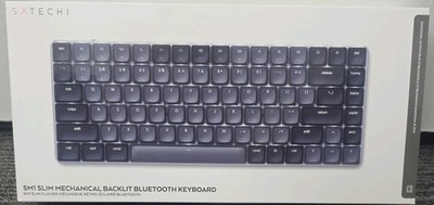 SM1 Slim Mechanical Backlit Bluetooth Keyboard