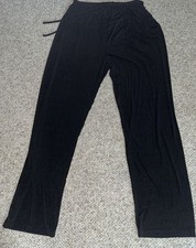 Vintage Bentley Pants, Women's XL Black, Elastic Waist, Stretch And Comfortable