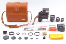 [N MINT,In Case] Pentax Auto 110 Super 4 Lens (24,28,50,70mm),winder,Flash JAPAN