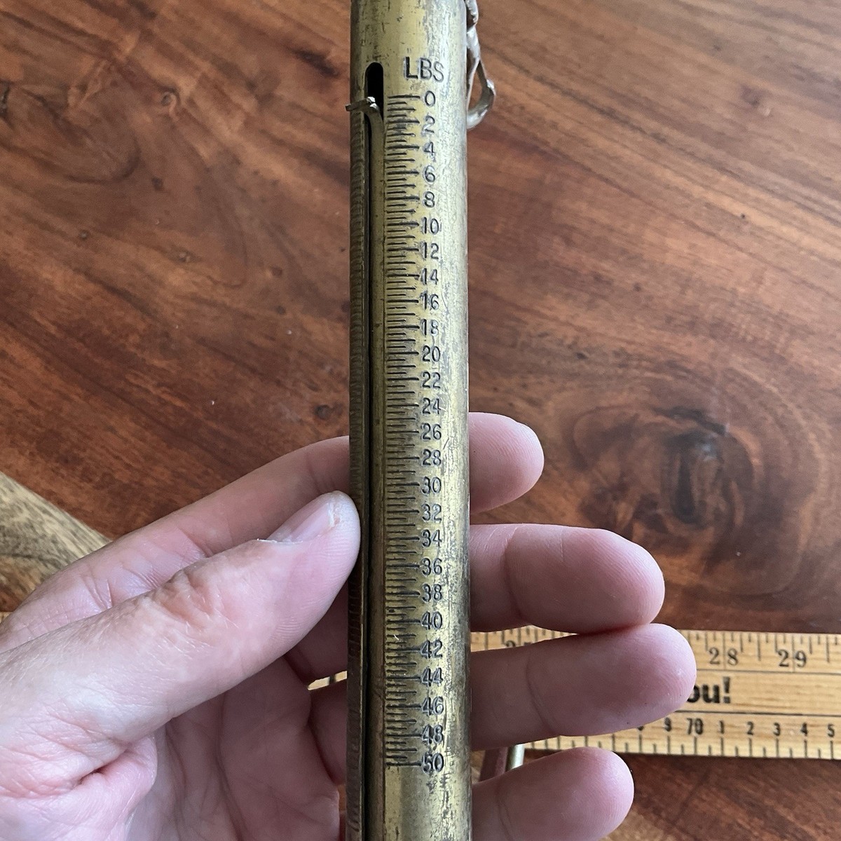 Vintage Chatillon NY Model IN-50 Brass Hanging/ Handheld Spring