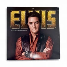 2026 ELVIS 12” X 24” 16 Month Wall Calendar NEW SEALED