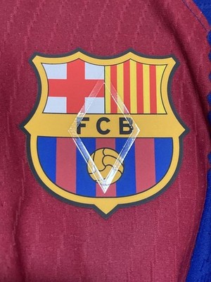 Nike Gavi Barcelona 23/24 Home Authentic Jersey S with Champion