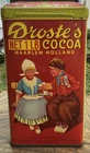 Vintage Droste's Cocoa 1 LB Tin Haarlem Holland Dutch Process Advertising Can