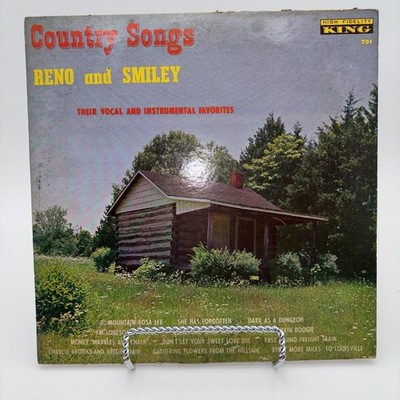 Reno And Smiley -Country Songs - Bluegrass 1961 KING Records 701 Lp Vinyl VG+/VG