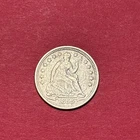 New Listing(1) Beautiful Antique 1855-P Seated Liberty Half Dime CHOICE VF-VERY FINE