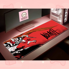 Bleach Hollow Ichigo Mouse Pad Anime Desk Mat Red Japanese Style Gaming Mousepad
