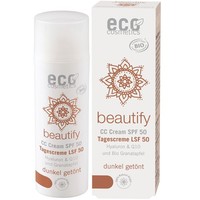 Eco Cosmetics Cc Creme GetöNt Lsf 50 Eco Dunkel 50 Ml