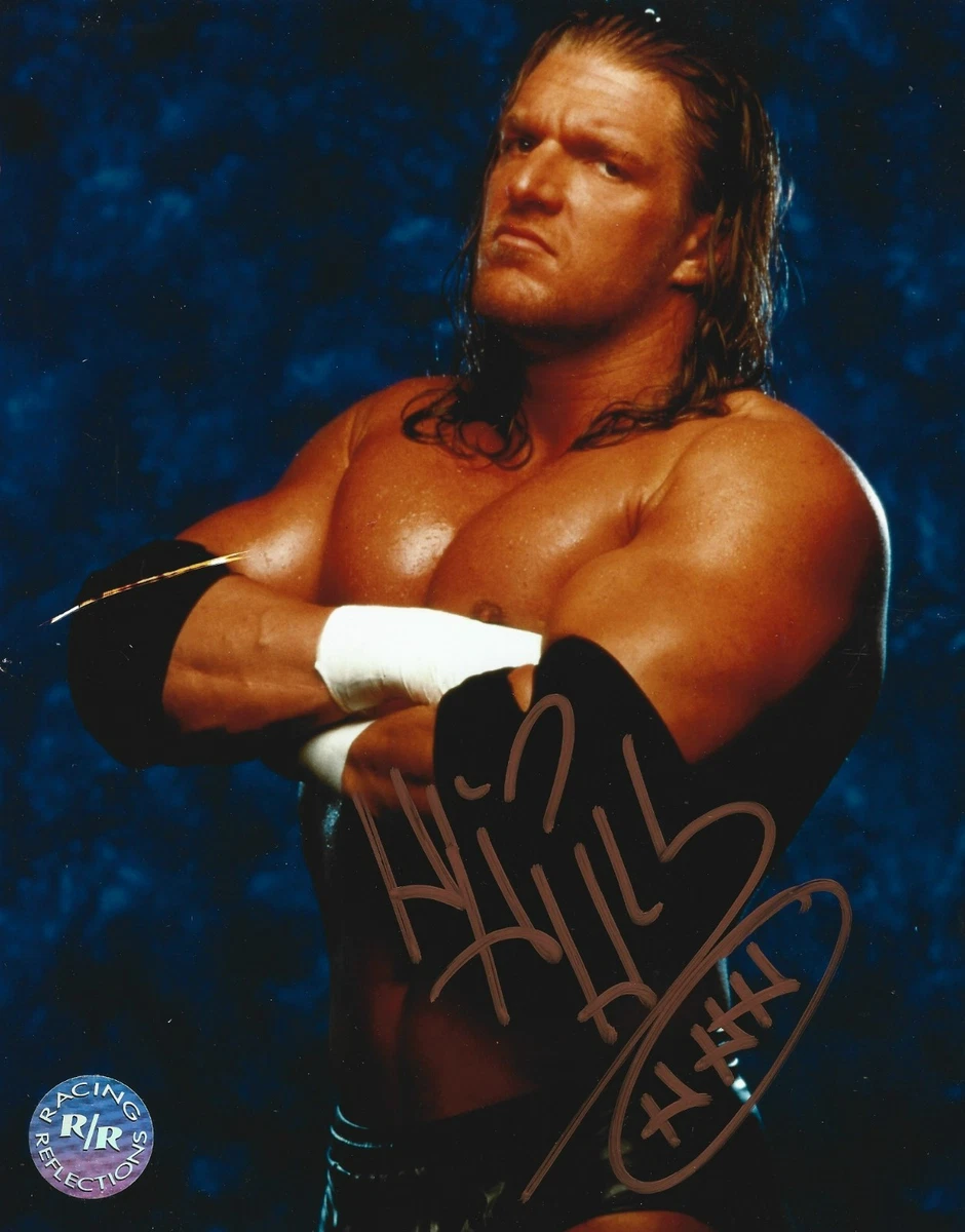 Triple H Signed In Wrestling Autographed Photos for sale | eBay